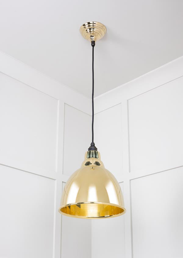Novena Talgarth Smooth Brass Pendant