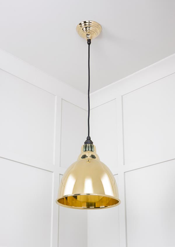 Novena Talgarth Smooth Brass Pendant