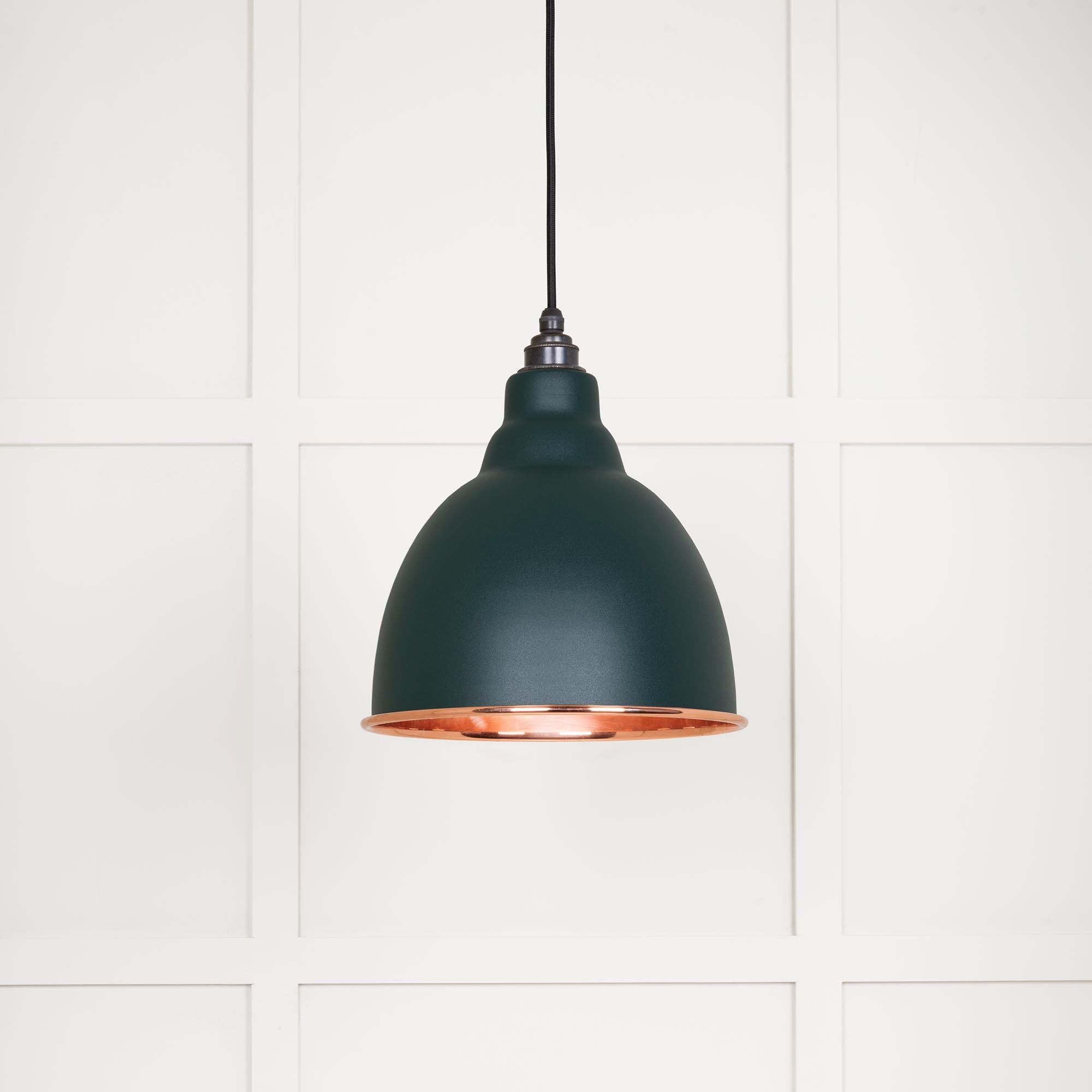 Novena Talgarth Smooth Copper Pendant Light in Dingle