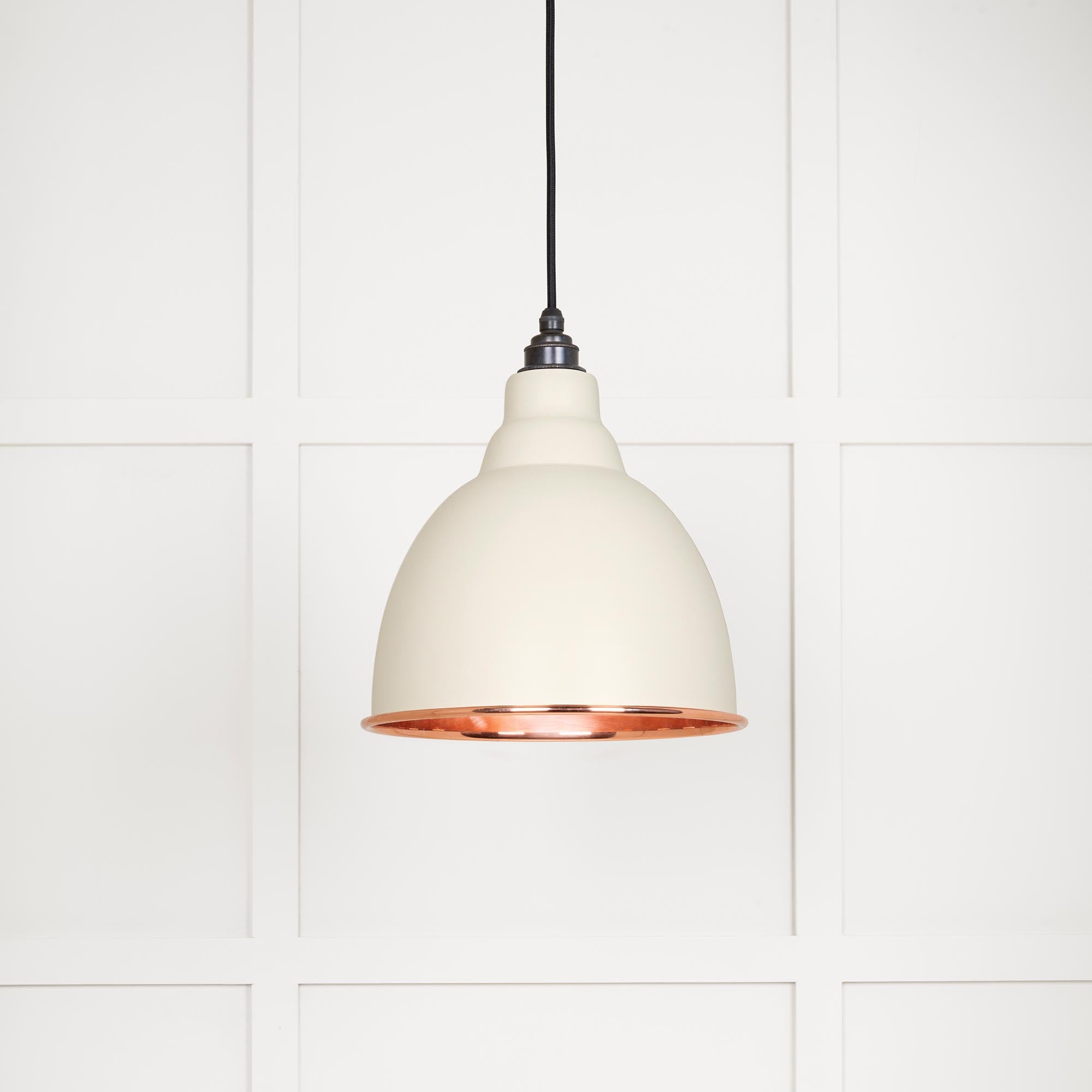 Novena Talgarth Smooth Copper Pendant Light in Teasel