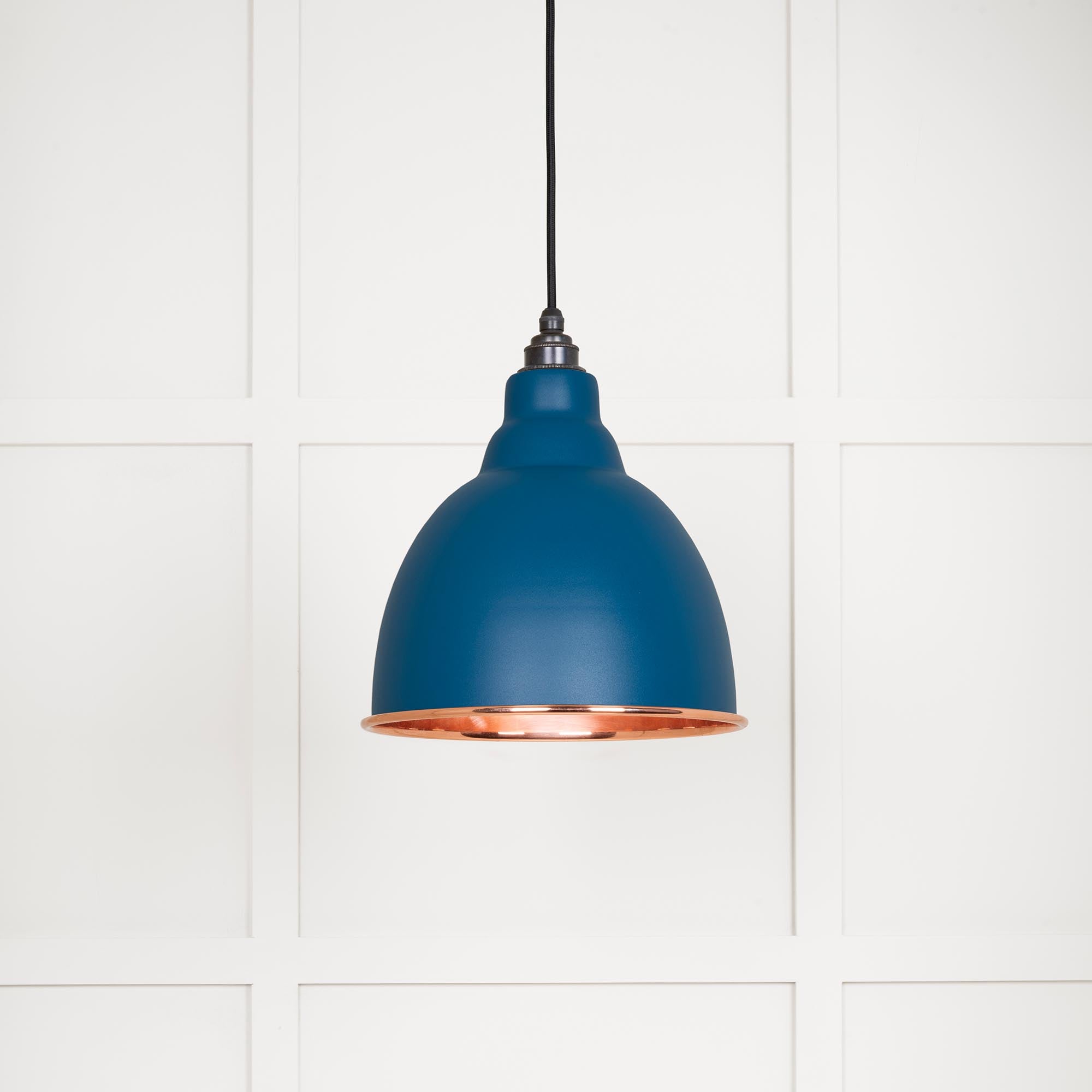 Novena Talgarth Smooth Copper Pendant Light in Upstream