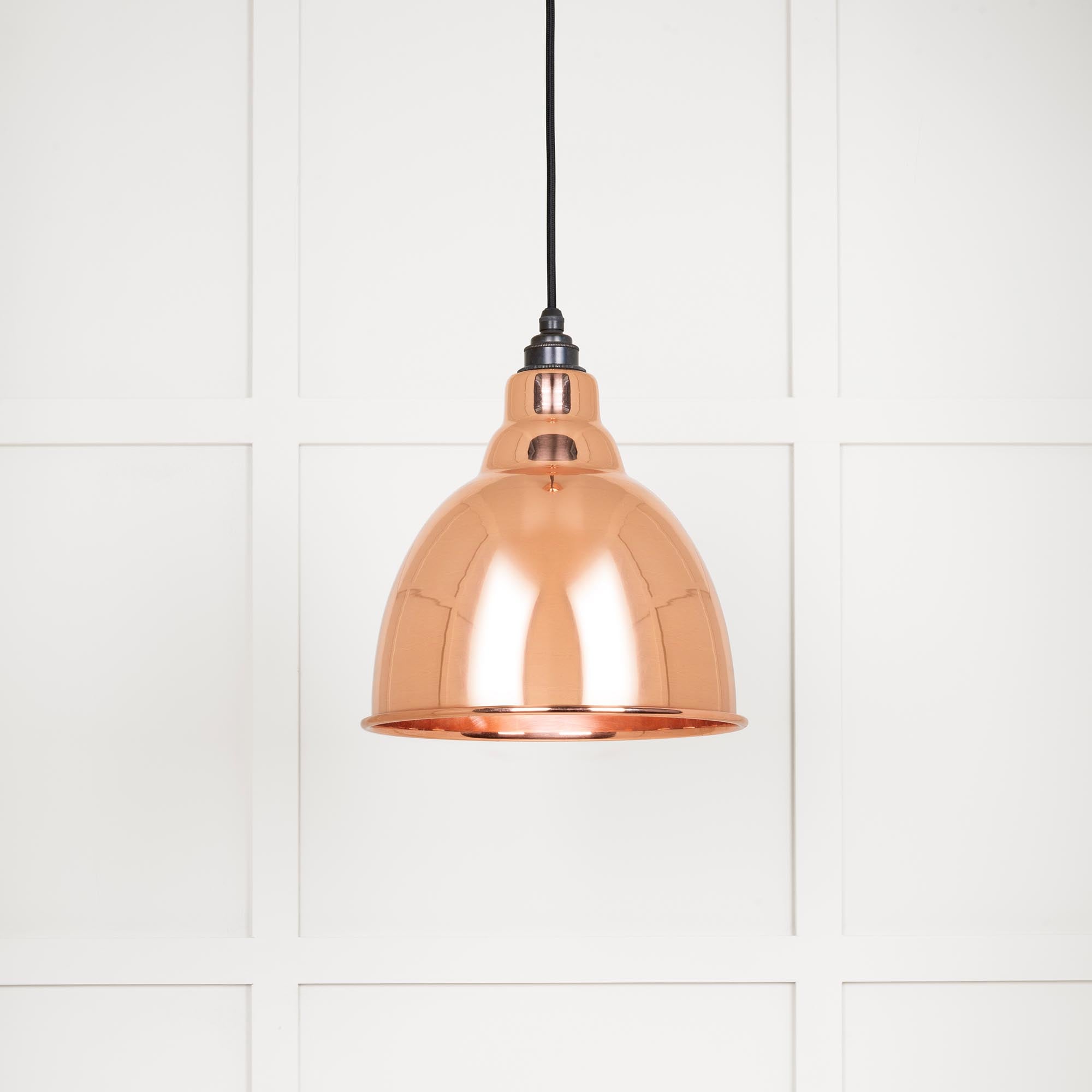 Novena Talgarth Smooth Copper Pendant Light