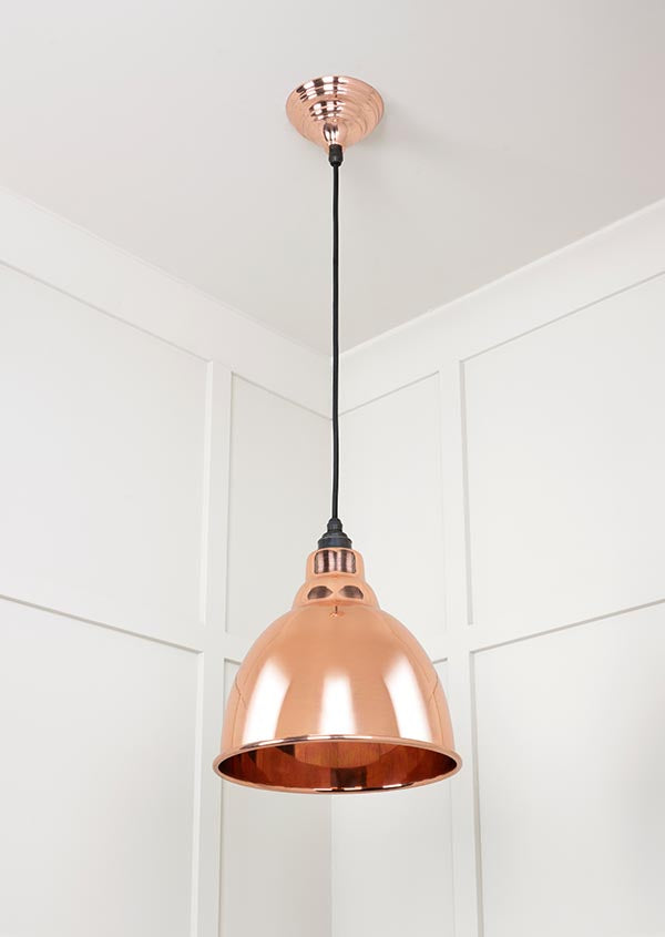 Novena Talgarth Smooth Copper Pendant