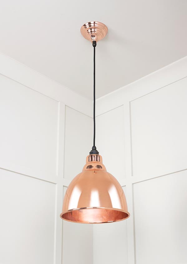 Novena Talgarth Smooth Copper Pendant