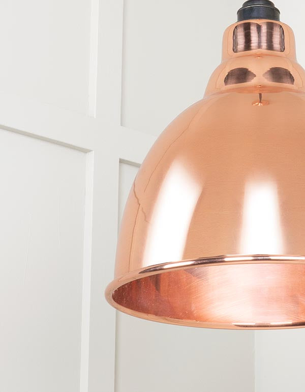 Novena Talgarth Smooth Copper Pendant