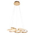 Novena Tamega 1 Light Pendant Light Satin Gold Paint White Silicone