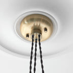 Novena Tarn 3 Light Cluster Pendant in Antique Brass with Clear Glass Shades
