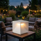 Novena Tessera Maxi Cordless Rechargeable Cube Lamp, White