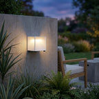 Novena Tessera Mini Cordless Rechargeable Outdoor Cube Table or Wall Light