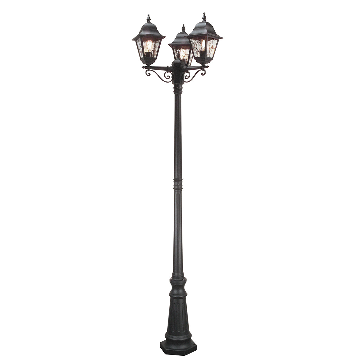 Elstead Norfolk Lamp Post in Black