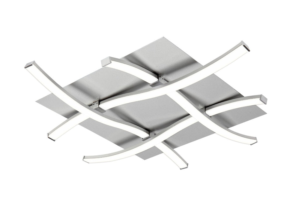 Mantra Nur Dimmable LED Polished Chrome Ceiling Flush