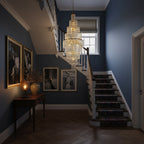 Impex New York 24 Light Crystal Chandelier in Gold