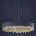 Masiero Ola Ceiling Large 90cm Pendant 8 x E27 Navy Blue Amber Colours OLA-S6-90-V50