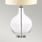 Elstead Orb Table Lamp with Clear Shade