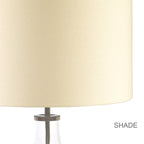 Elstead Orb Table Lamp with Clear Shade