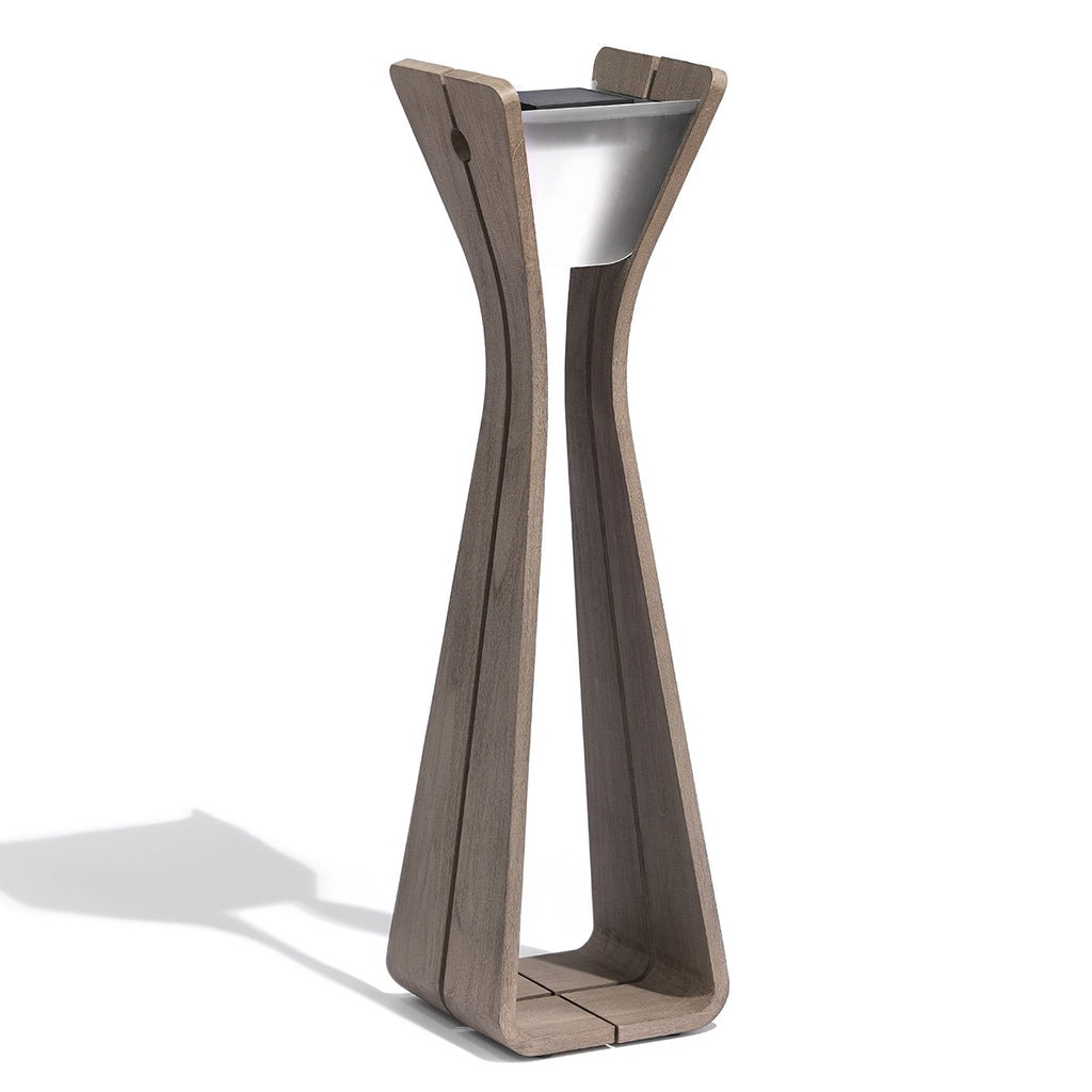 Osmoz 500lm Solar Lamppost 110 cm - Teak Duratek