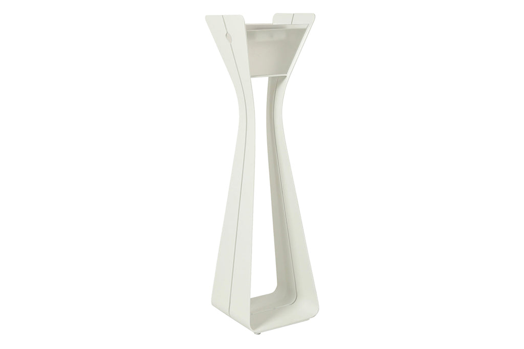 Osmoz 500lm Solar Lamppost 110 cm - White Aluminium