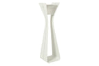 Osmoz 500lm Solar Lamppost 110 cm - White Aluminium