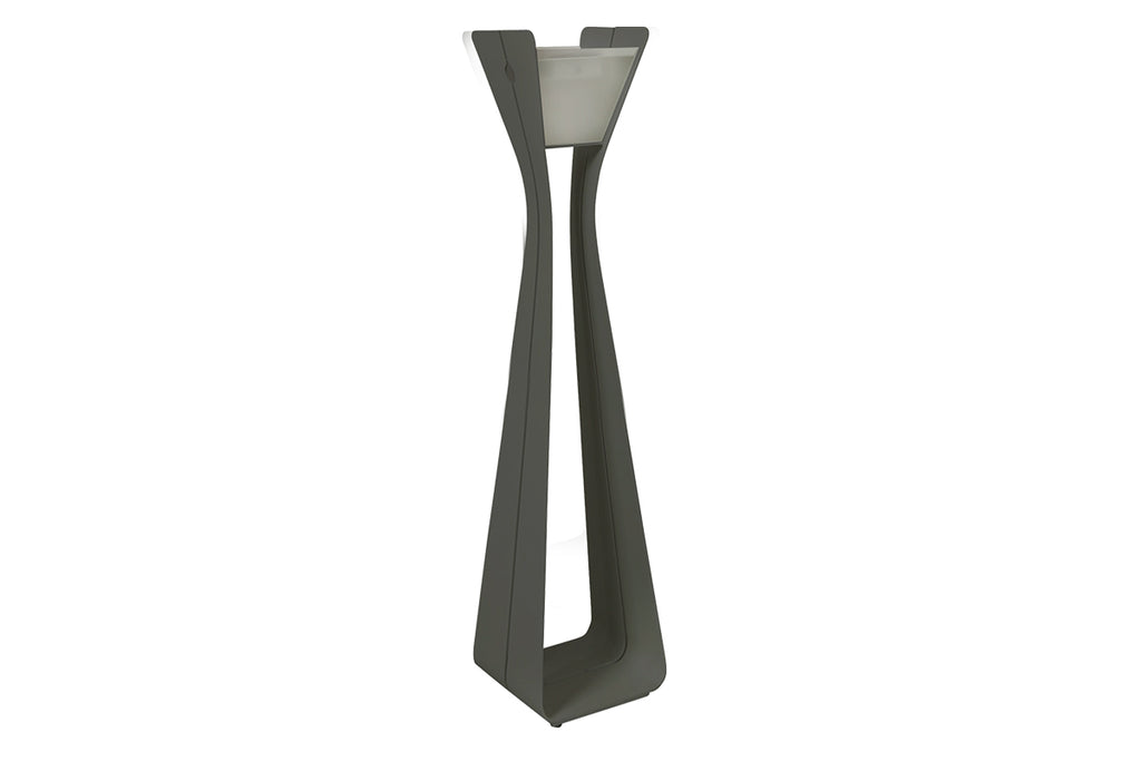 Osmoz 500lm Solar Lamppost 175 cm - Space Grey Aluminium