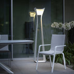 Osmoz 500lm Solar Lamppost 175 cm - White Aluminium