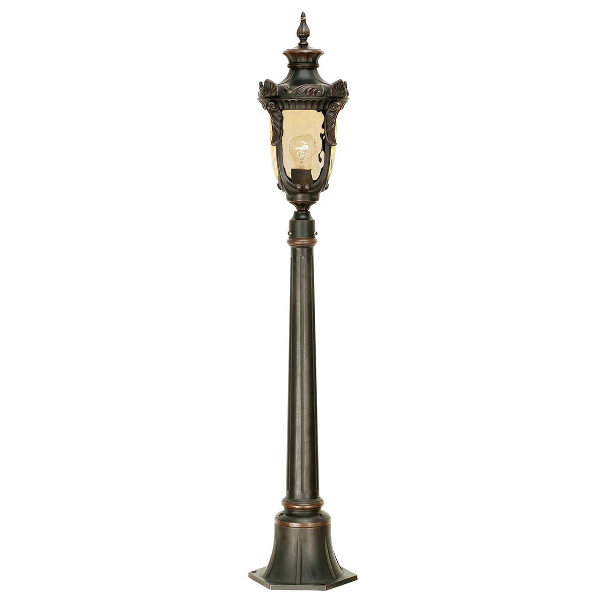 Elstead Philadelphia Medium Pillar 1 Light in Old Bronze