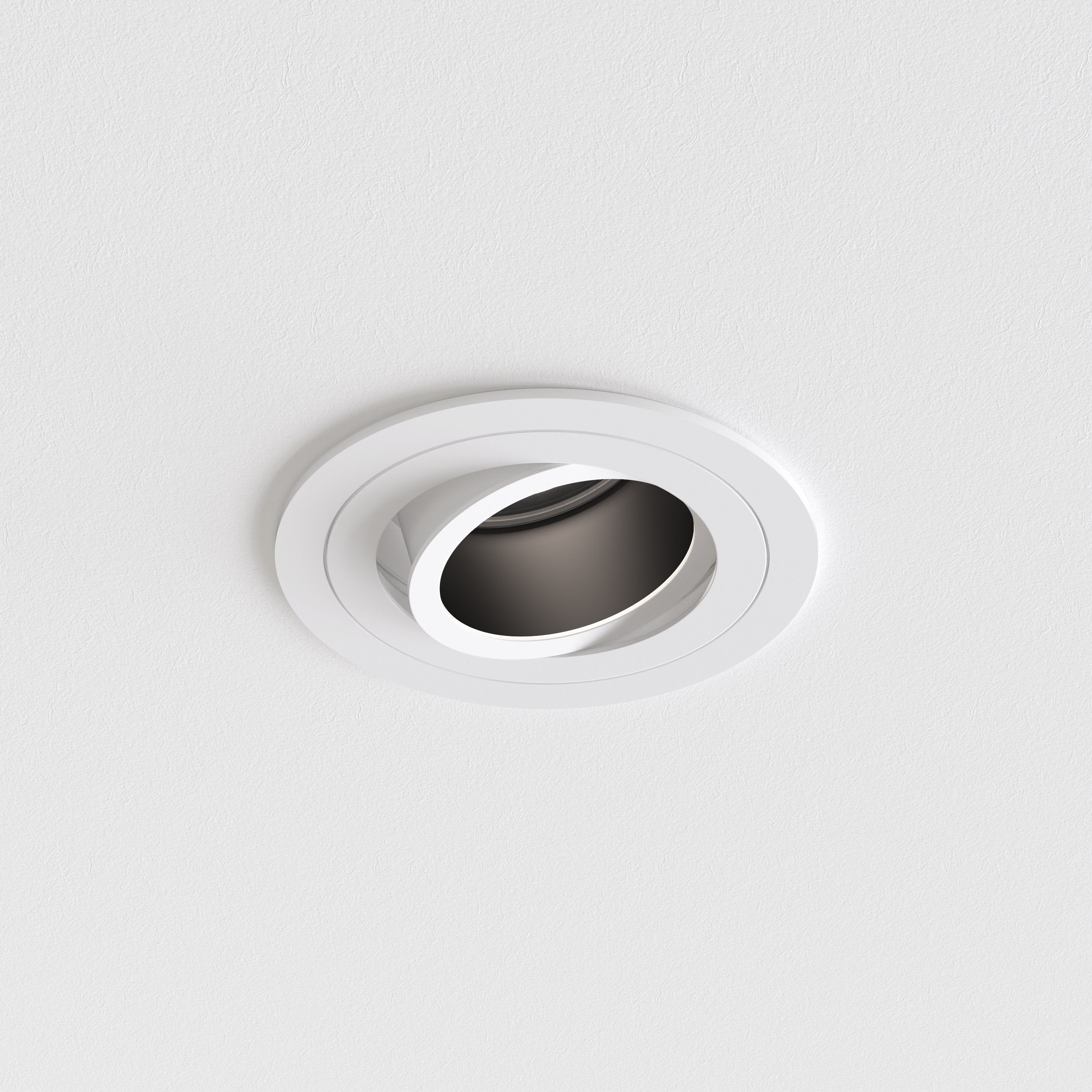 Pinhole Pro Round Adjustable (4001587) in Matt White - Product Image 1
