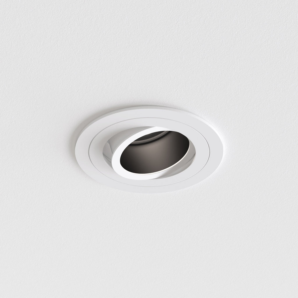 Pinhole Pro Round Adjustable (4001714) in Matt White - Product Image 1