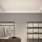 Pinhole Pro Square Adjustable (4001874) in Matt White - Insitu Image 1