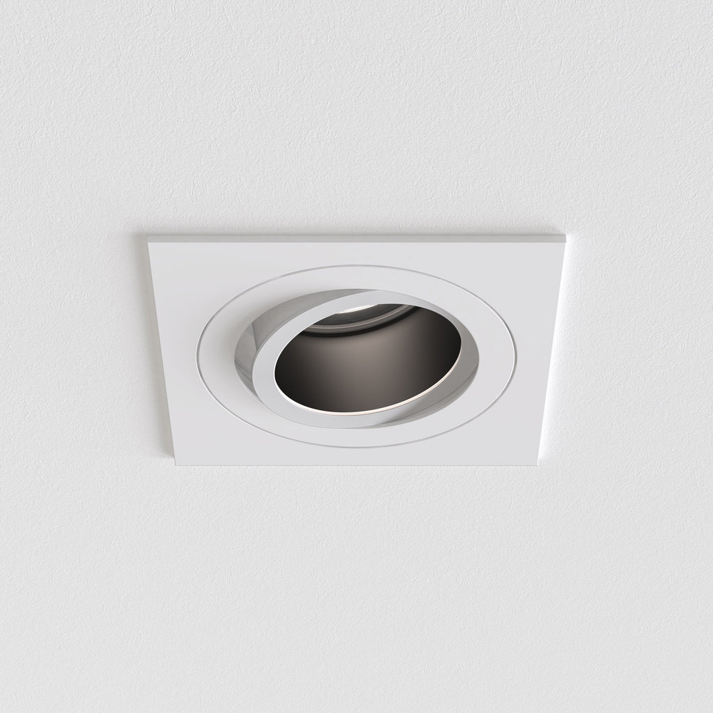 Pinhole Pro Square Adjustable (4001875) in Matt White - Product Image 1