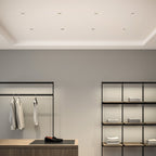 Pinhole Pro Square Fixed IP65 (4001827) in Matt White - Insitu Image 1