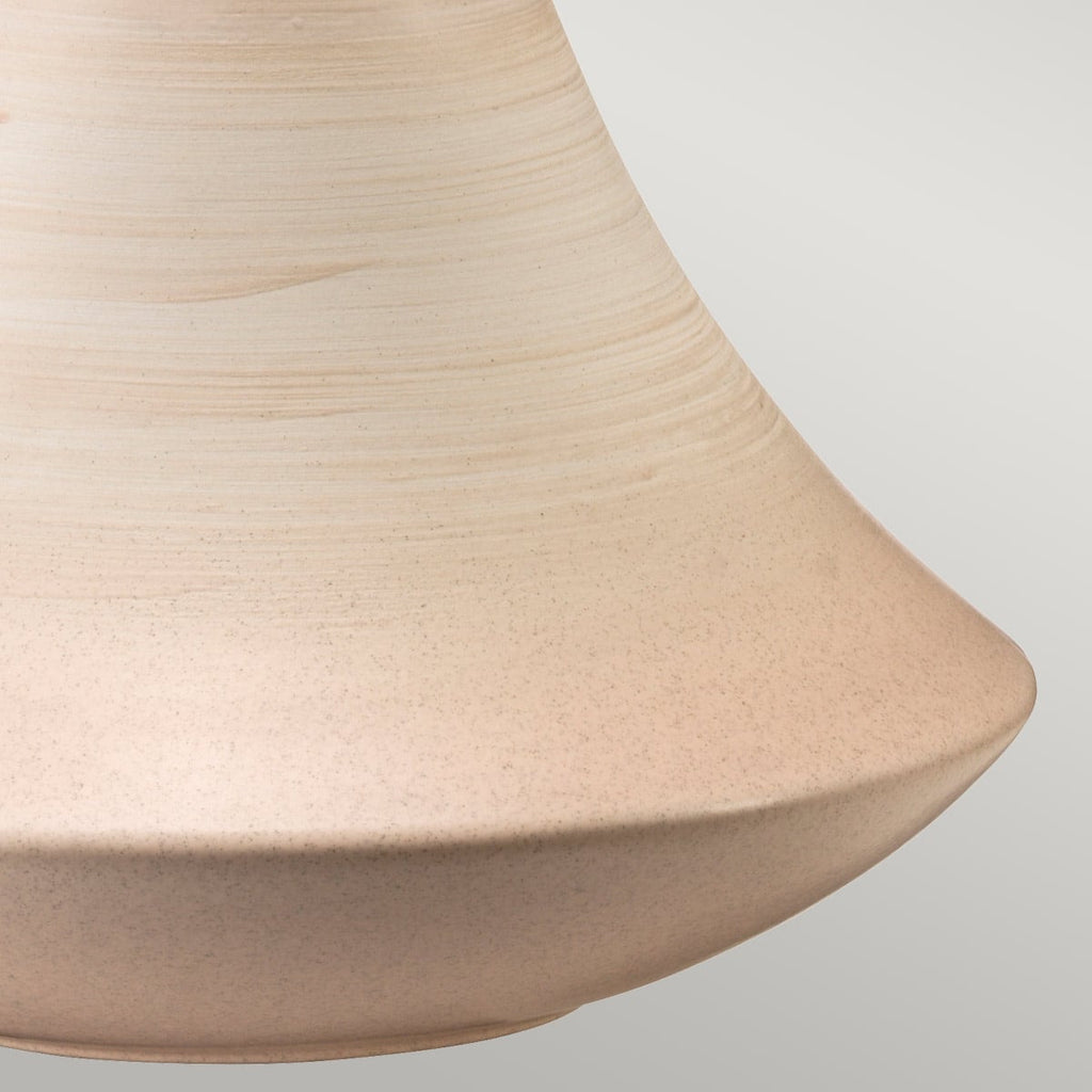 Elstead Pinner Table Lamp in Subtle Pink & Matt Cream
