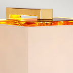 Elstead Plein Table Lamp in Dark Brown and Polished Gold