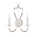 Elstead Pimlico 2 Light Wall Light in Polished Nickel