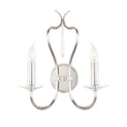 Elstead Pimlico 2 Light Wall Light in Polished Nickel