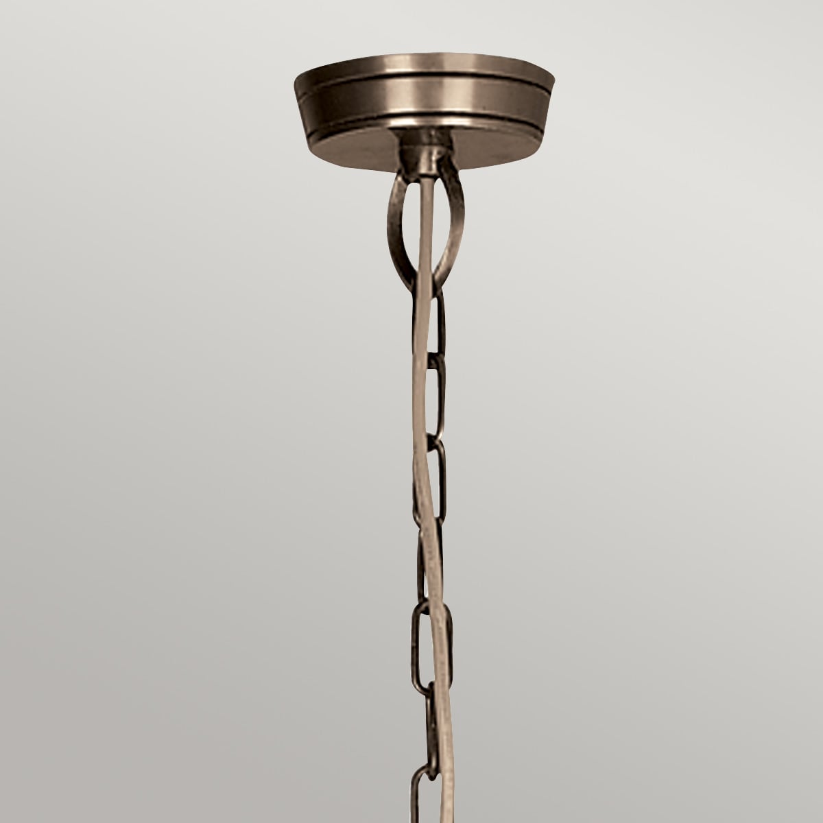 Elstead Pimlico 6 Light Ceiling Light in Dark Bronze, detail
