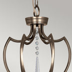 Elstead Pimlico 6 Light Ceiling Light in Dark Bronze, detail