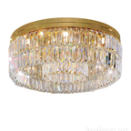 Kolarz Prisma 12 Light 24 Carat Gold Flush Ceiling Fitting 344.112.3