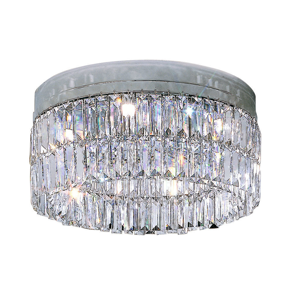 Kolarz Prisma 6 Light Flush Ceiling Fitting Chrome 344.16.5