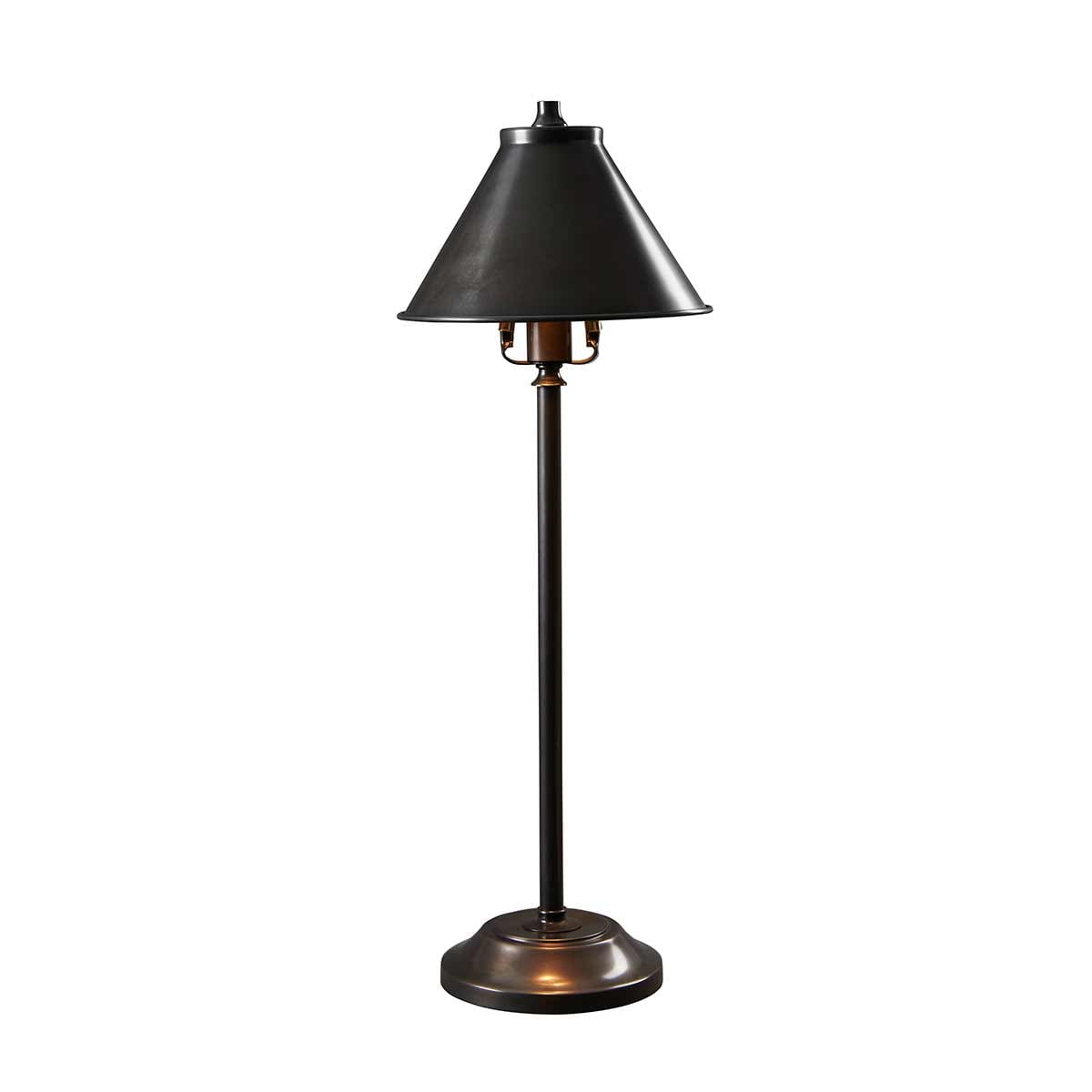 Elstead Provence 1 Light Stick Table Lamp in Old Bronze