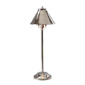 Elstead Provence 1 Light Table Lamp in Polished Nickel