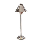 Elstead Provence 1 Light Table Lamp in Polished Nickel