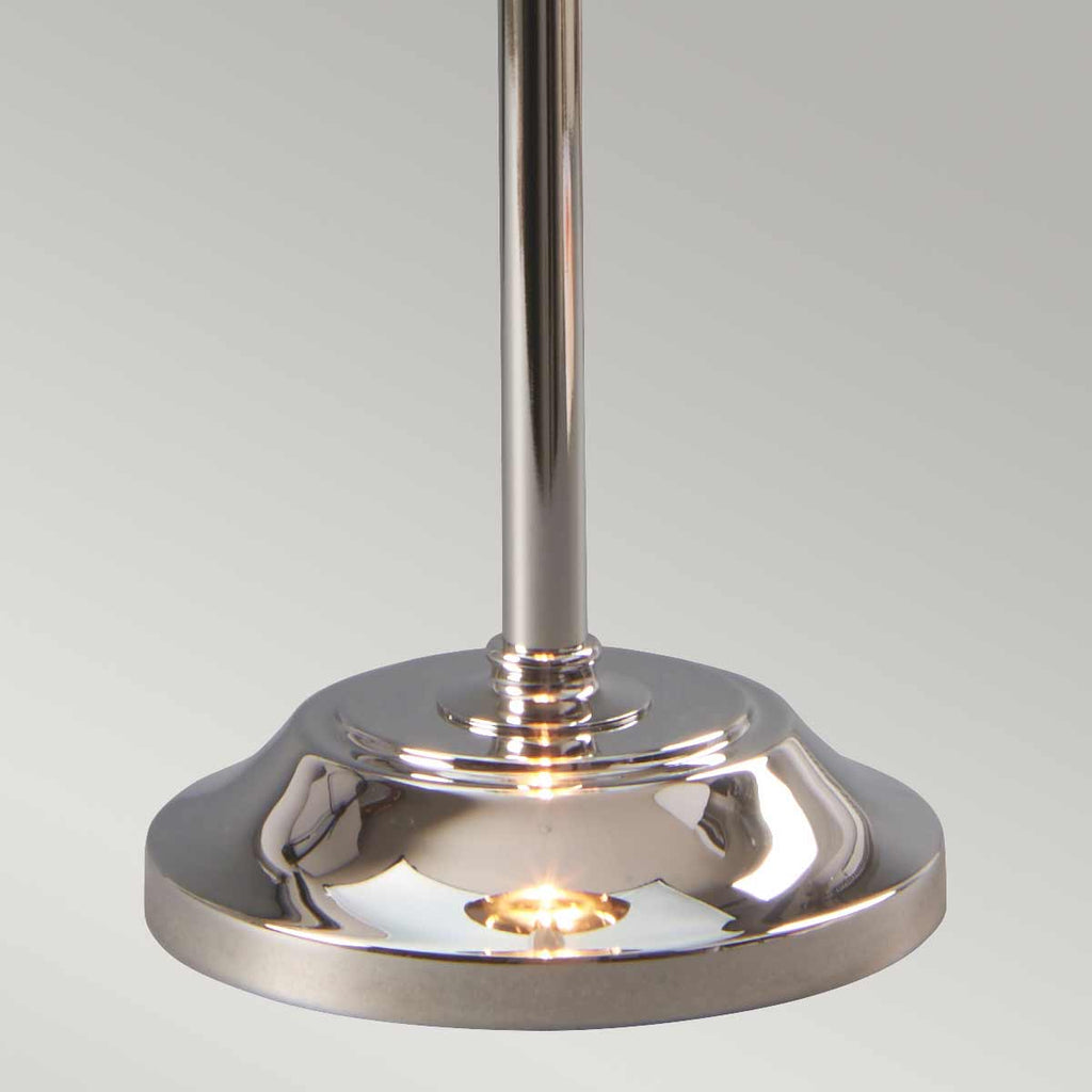 Elstead Provence 1 Light Table Lamp in Polished Nickel