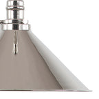 Elstead Provence 1 Light Pendant Light in Polished Nickel