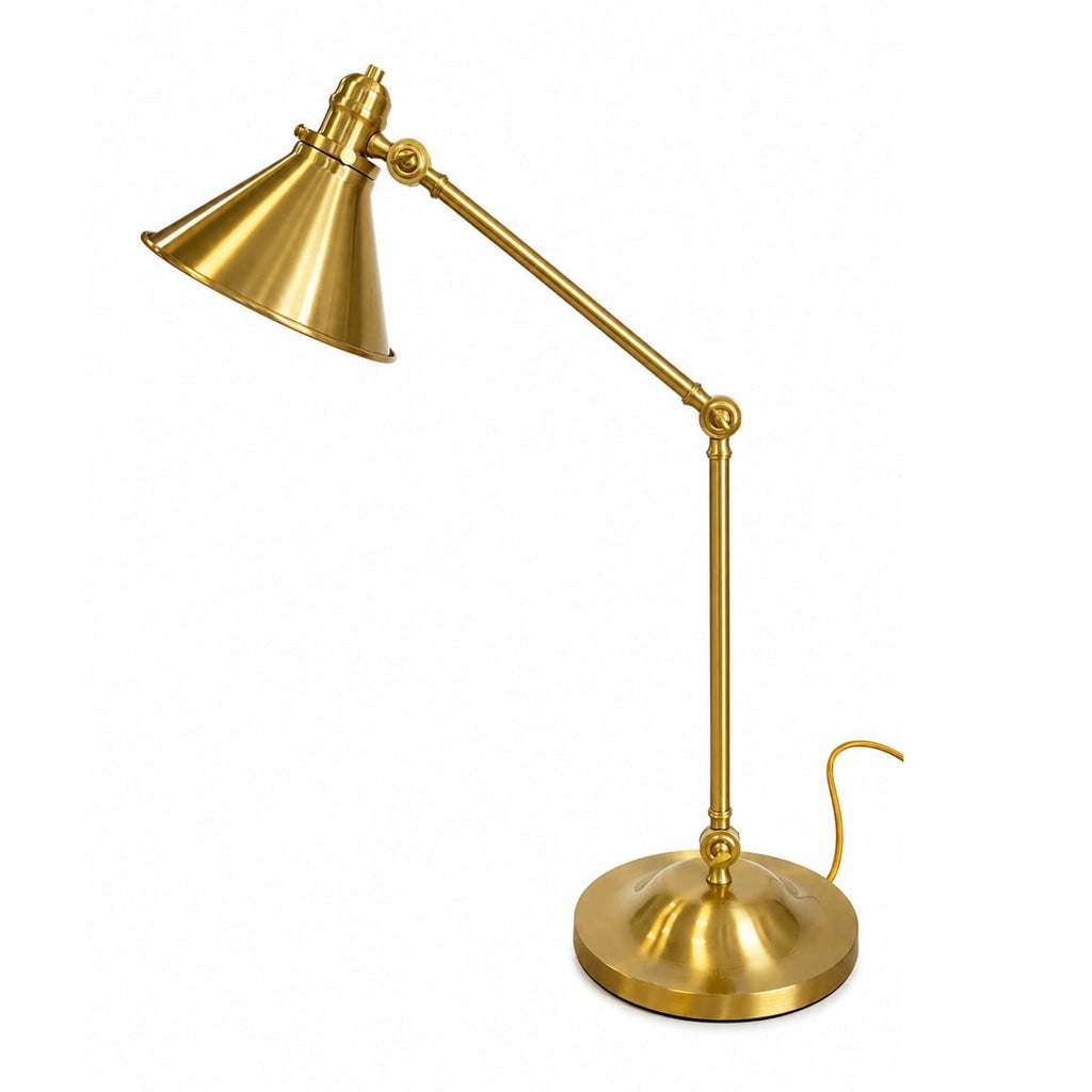 Elstead Provence Desk Lamp in Aged Brass