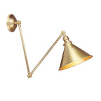 Elstead Provence 1 Light Adjustable Pendant Light/Wall Light in Aged Brass