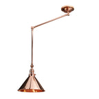 Elstead Provence 1 Light Adjustable Wall Light in Polished Copper