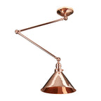 Elstead Provence 1 Light Adjustable Wall Light in Polished Copper
