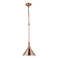 Elstead Provence 1 Light Adjustable Wall Light in Polished Copper