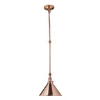 Elstead Provence 1 Light Adjustable Wall Light in Polished Copper