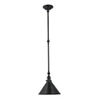 Elstead Provence 1 Light Adjustable Pendant/Wall Light in Old Bronze